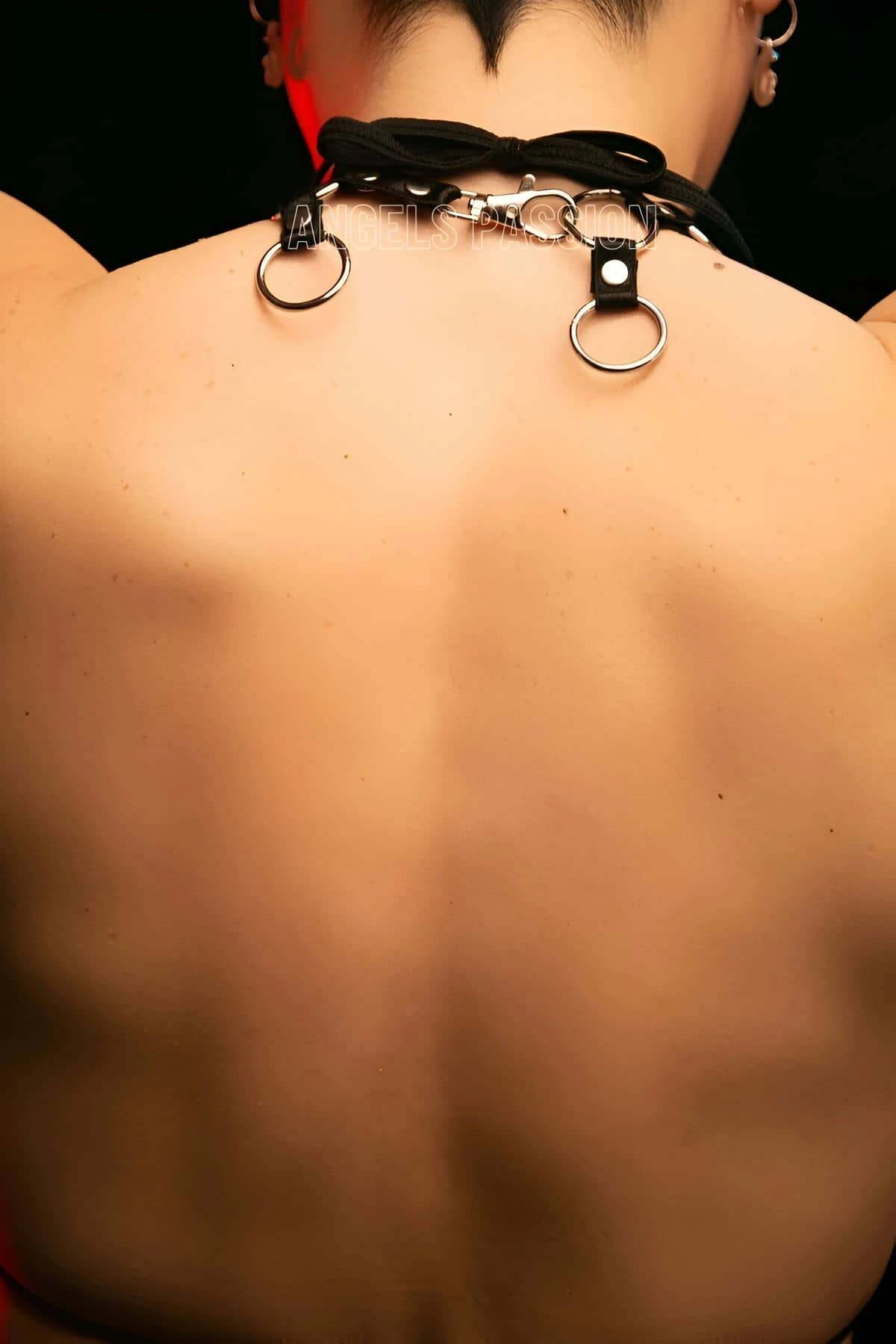 Işık Dalgası Choker - Lastik Işık Yansıma Choker - APFT575