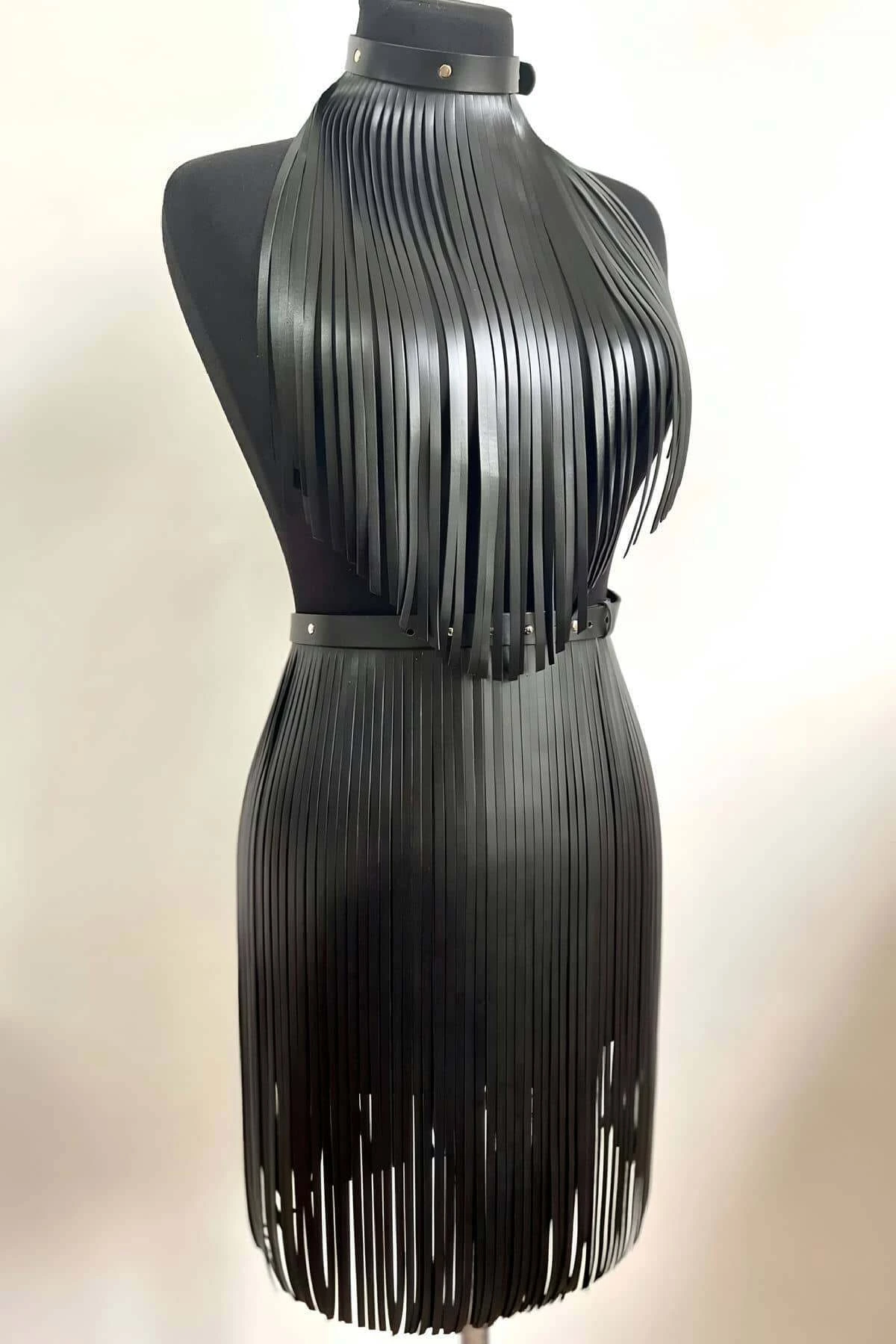 Püsküllü Uzun Etek ve Büstiyer Takım - APFT997 - 1