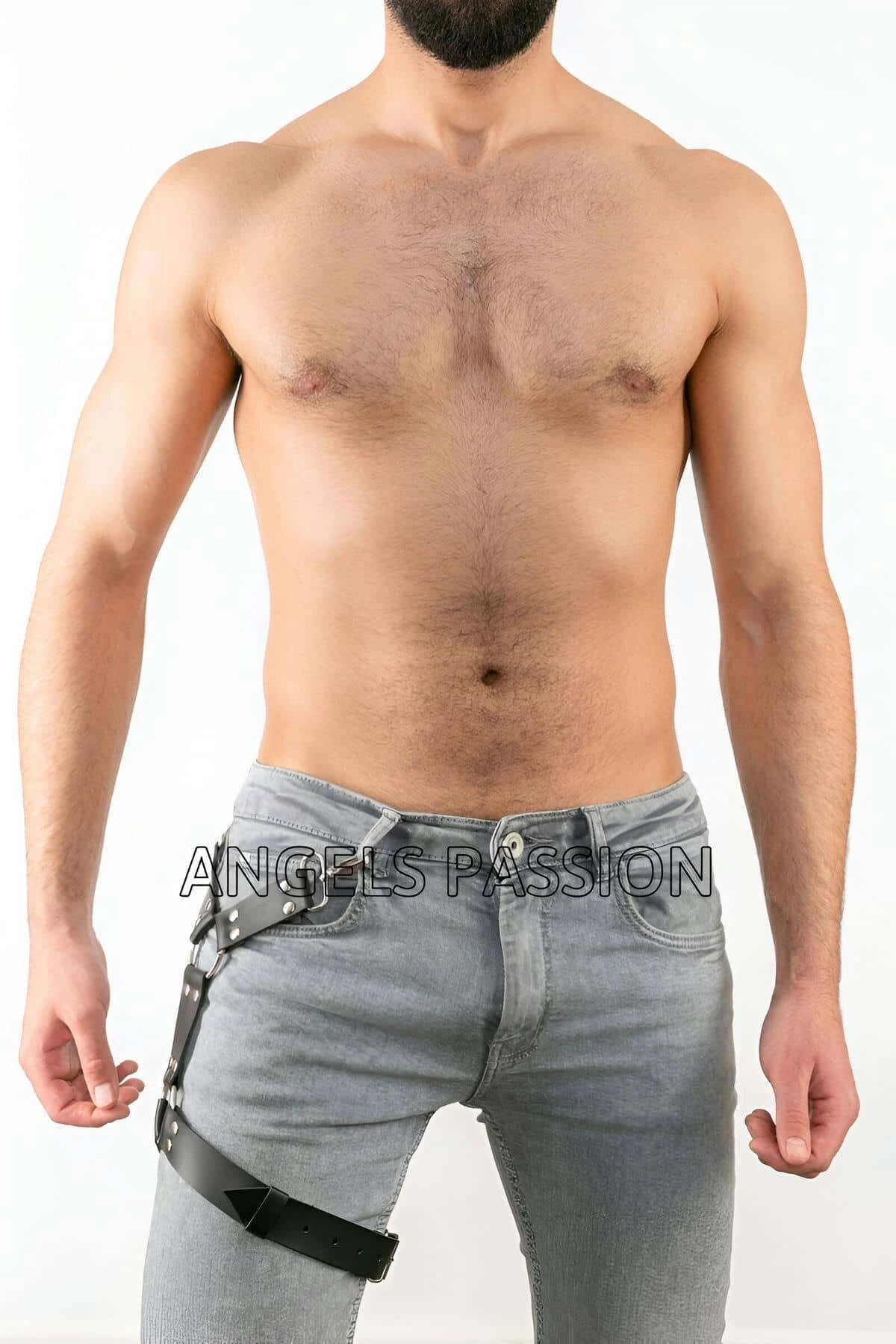 Erkek Deri Bacak Aksesuarı, Erkek Pantolon Bacak Aksesuar - APFTM51 - 1