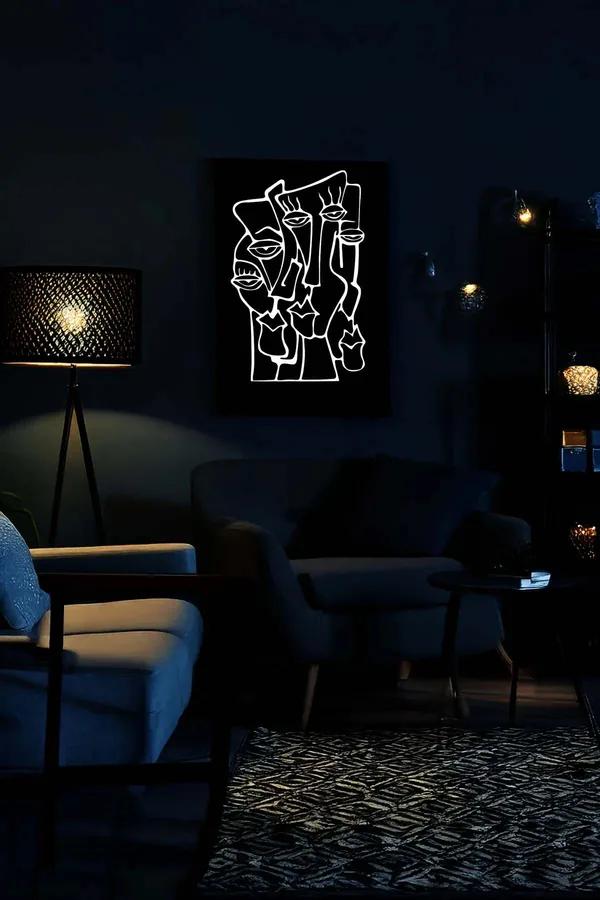 Abstract Faces Reflective Wall Art