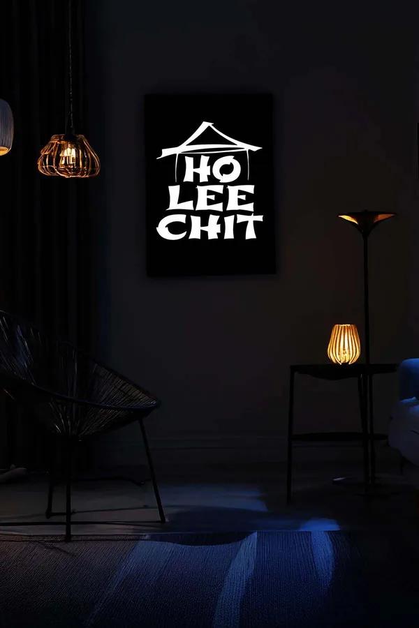 Humorous Reflective "Ho Lee Chit" Wall Decor Art