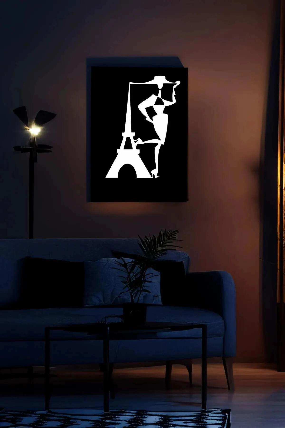 Reflective Parisian Figure Wall Art