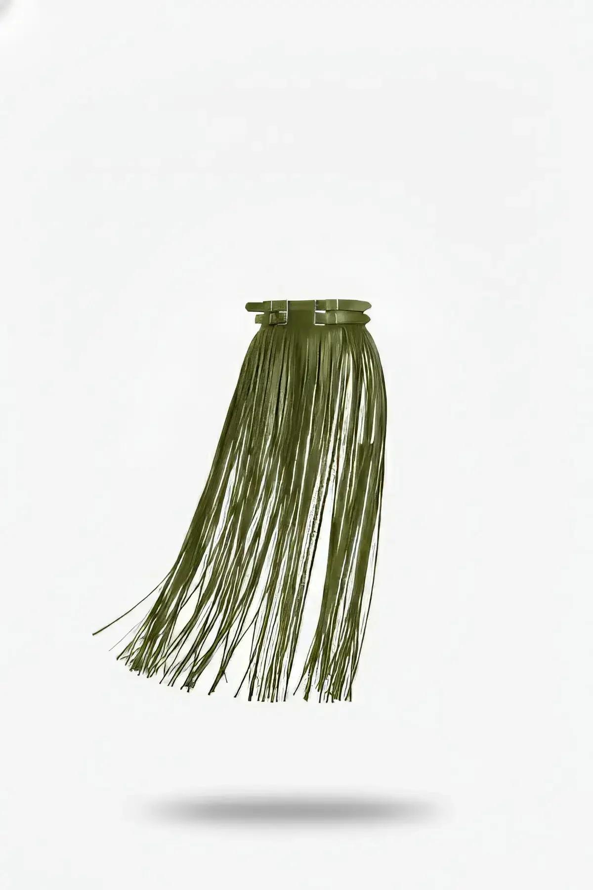 Fringe Waist Harness with Vegan Leather Tassels