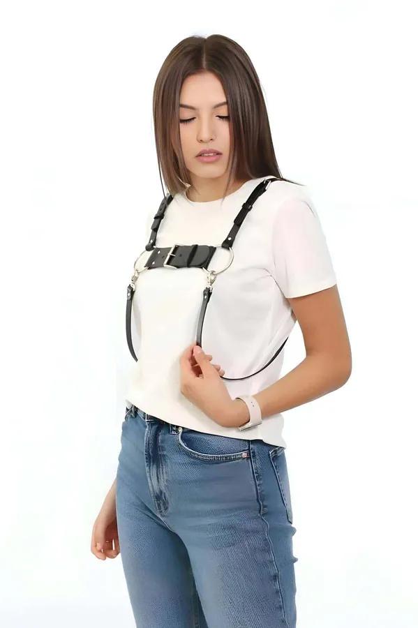 Chest Harness with Front Buckle & Dual O-Rings