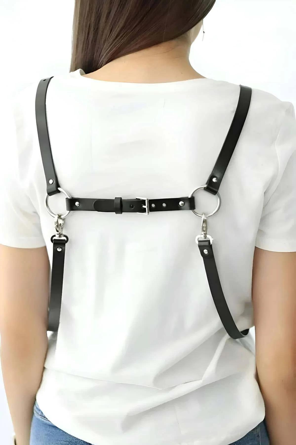 Chest Harness with Front Buckle & Dual O-Rings