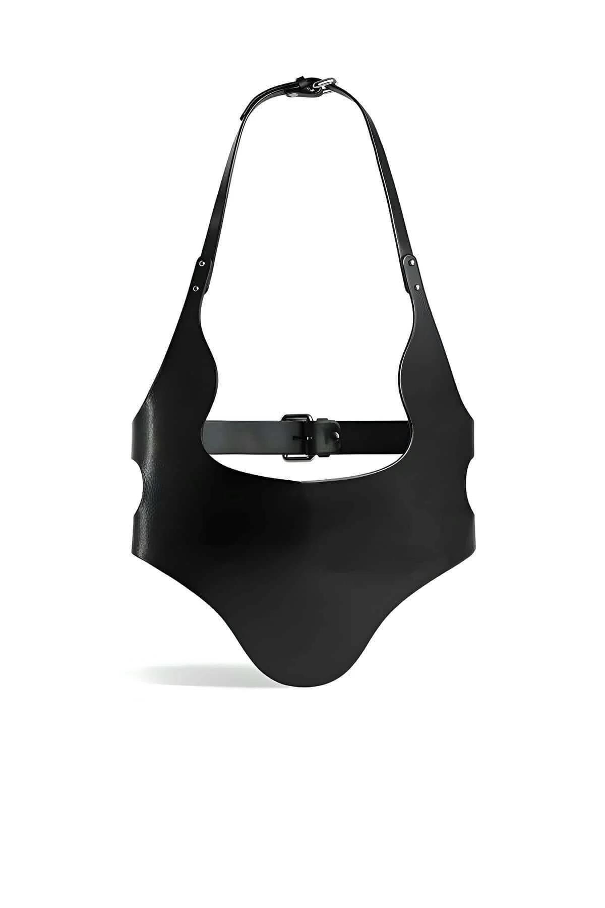 High-Waisted Harness Belt with O-Ring Thigh Garters