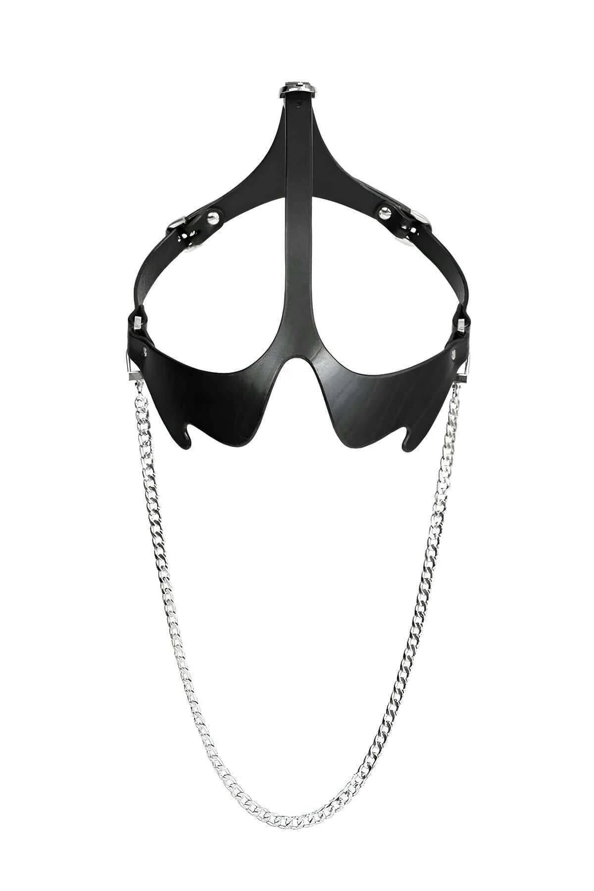 High-Waisted Harness Belt with O-Ring Thigh Garters
