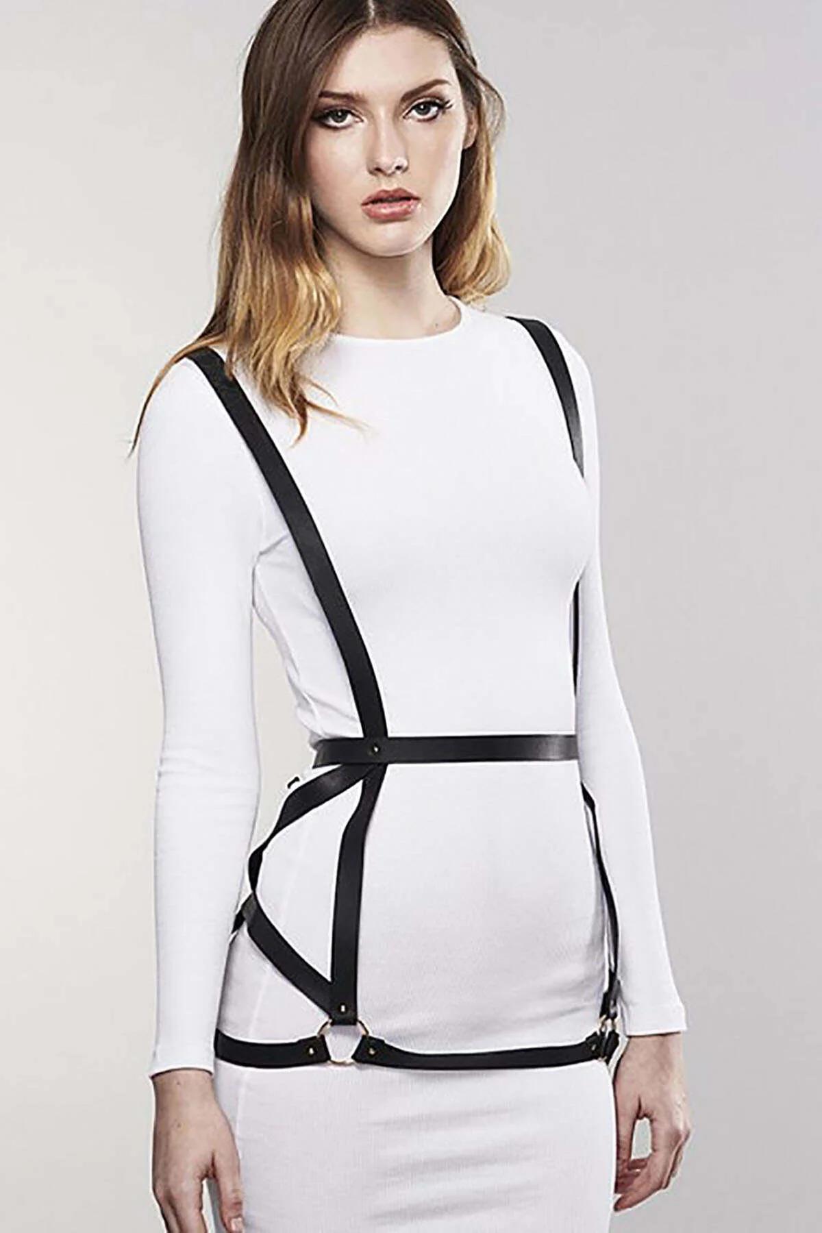 Body Harness with O-Ring Waist Belt
