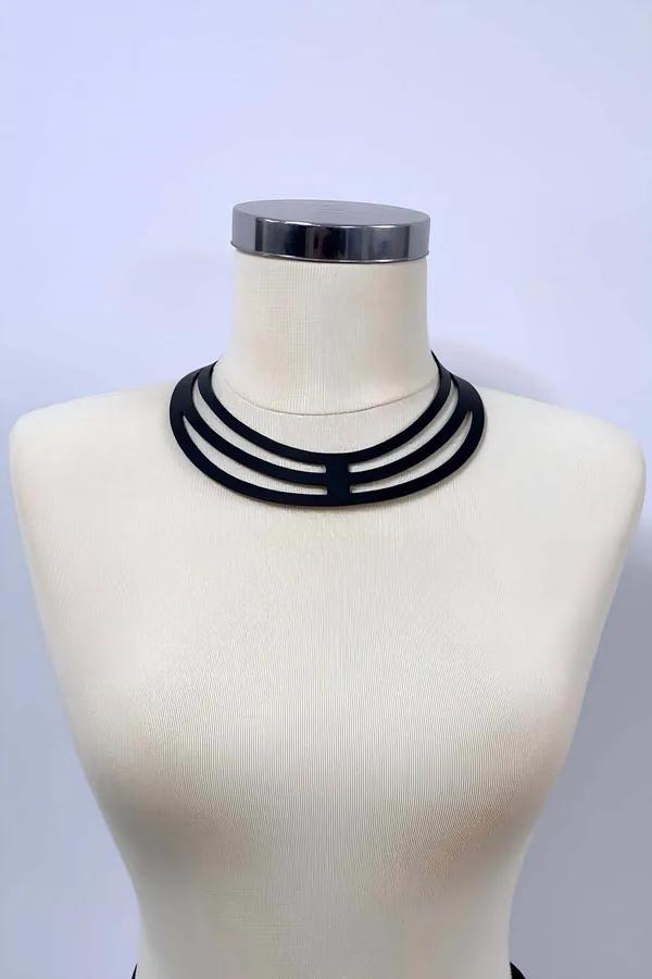 Multi-Strap Choker Harness