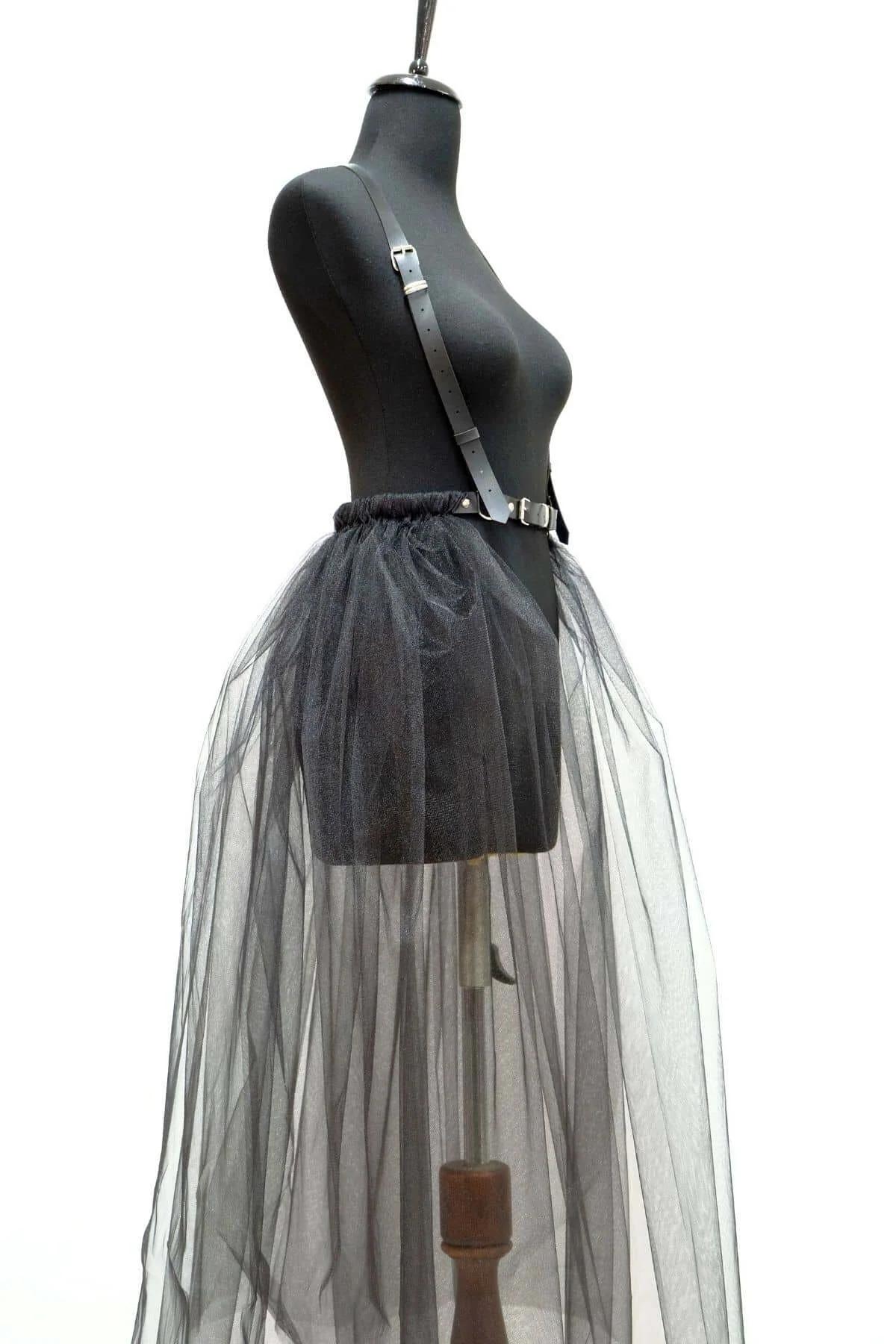 Harness Tulle Skirt with Adjustable Straps