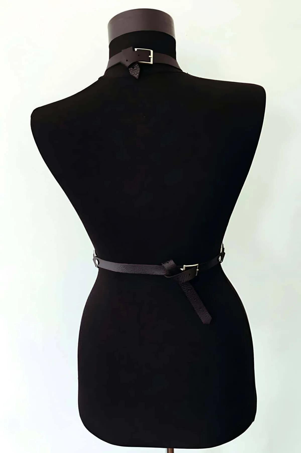 Triple O-Ring Body Harness with Detachable Chain
