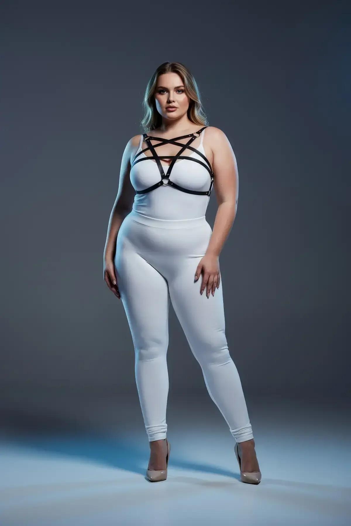 Strappy Star Chest Harness with O-Ring