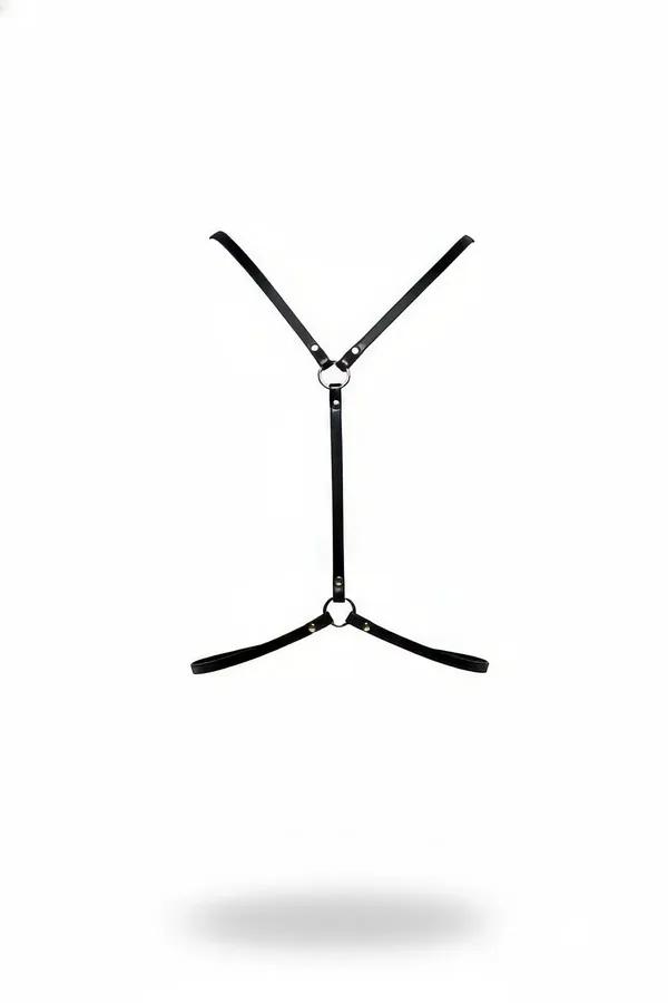 Minimalist Adjustable Faux Leather Body Harness
