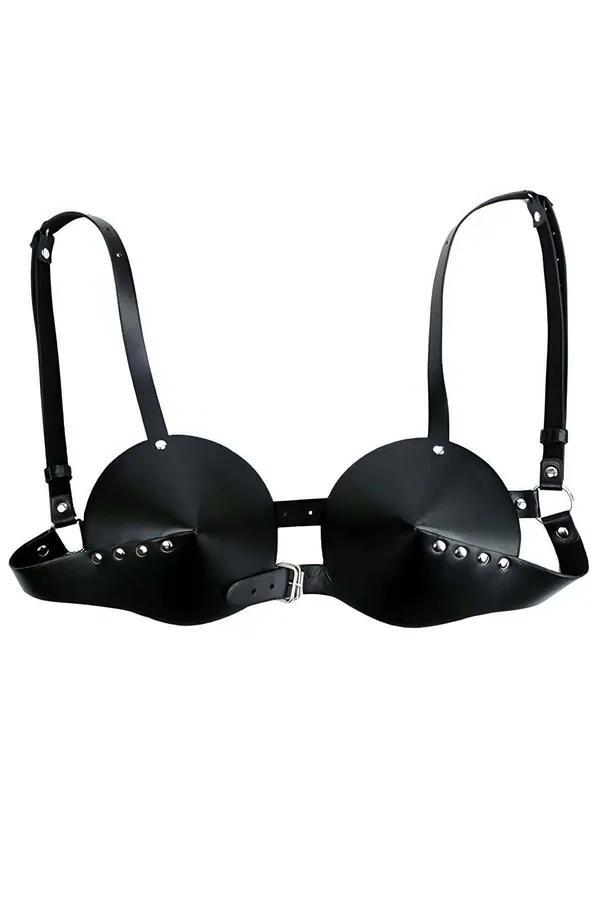 Underbust Harness Bra with Buckle Detail