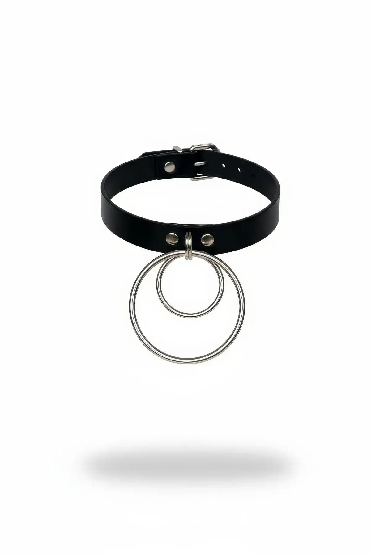 Choker with Double O-Ring Pendant