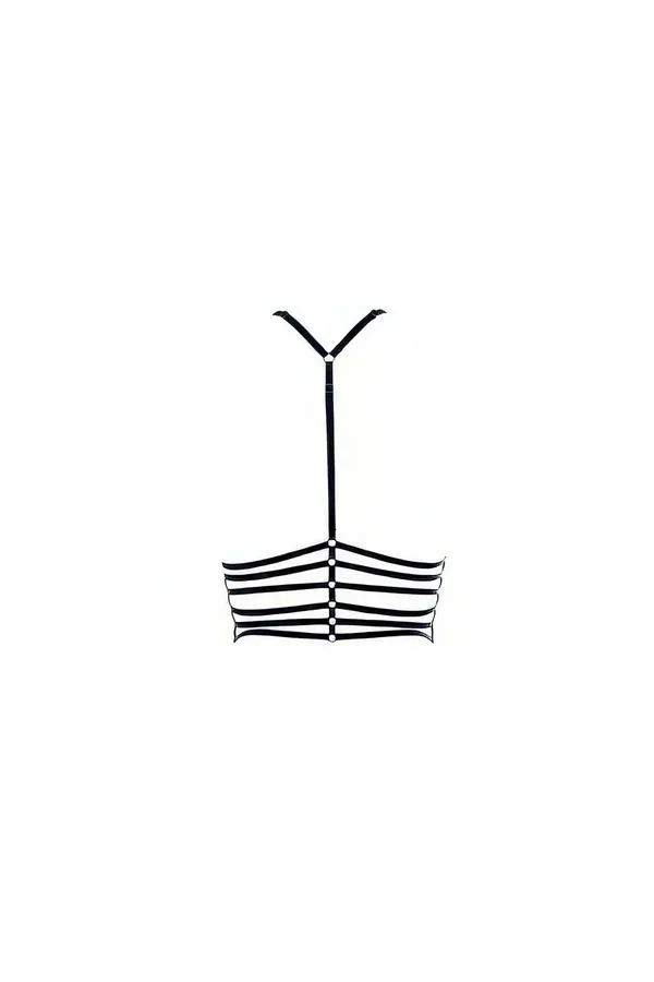 Minimalist Caged Underbust Harness with Y-Strap