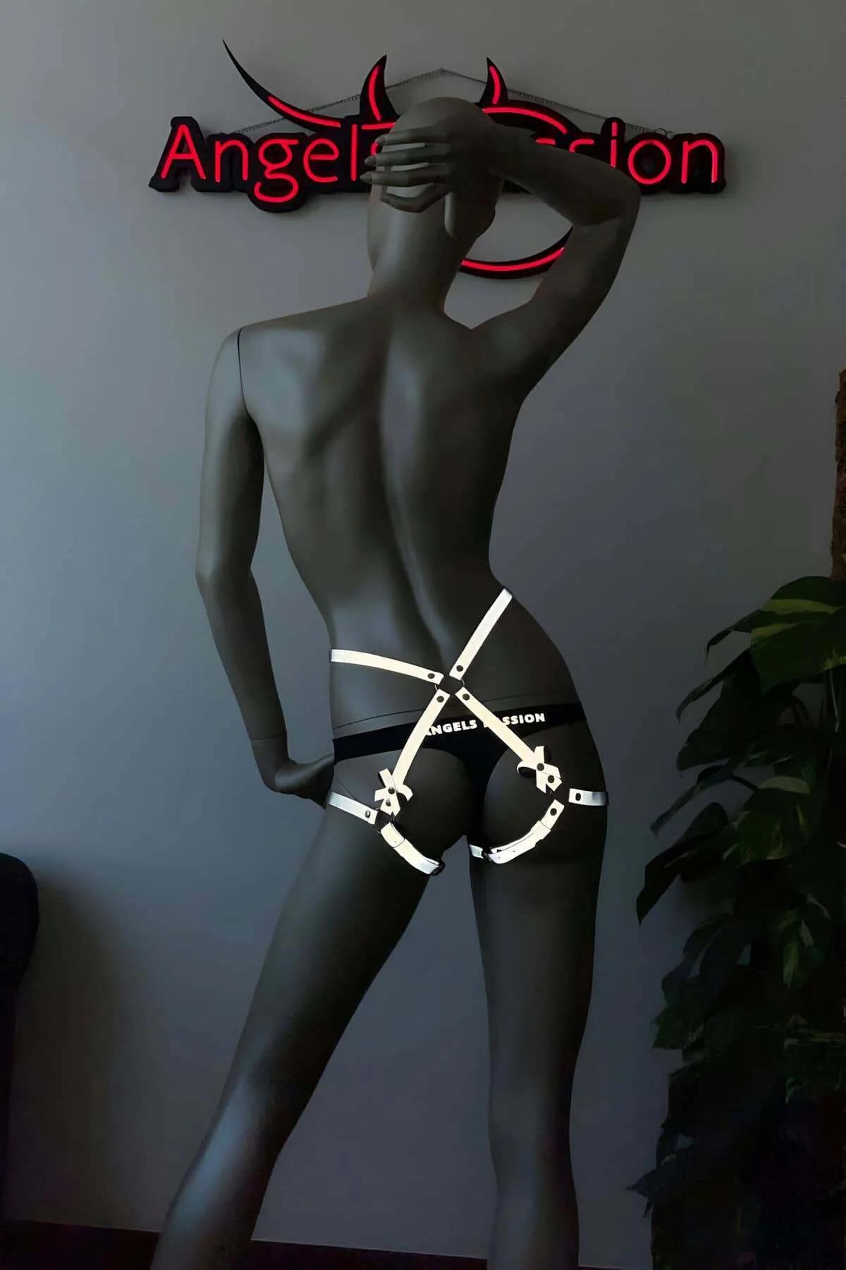 Reflective Striped Hip & Thigh Harness Set