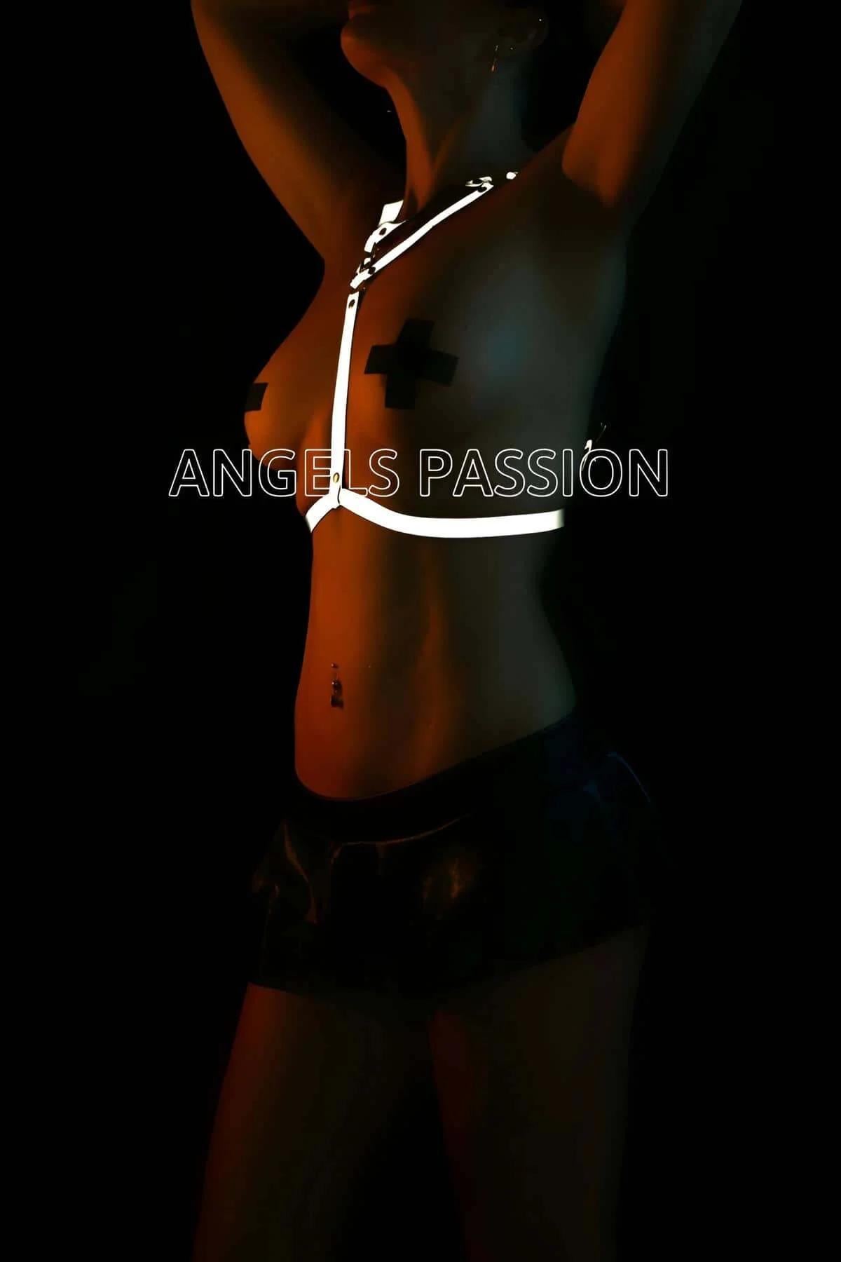 Reflective Y-Front Body Harness with Adjustable Straps