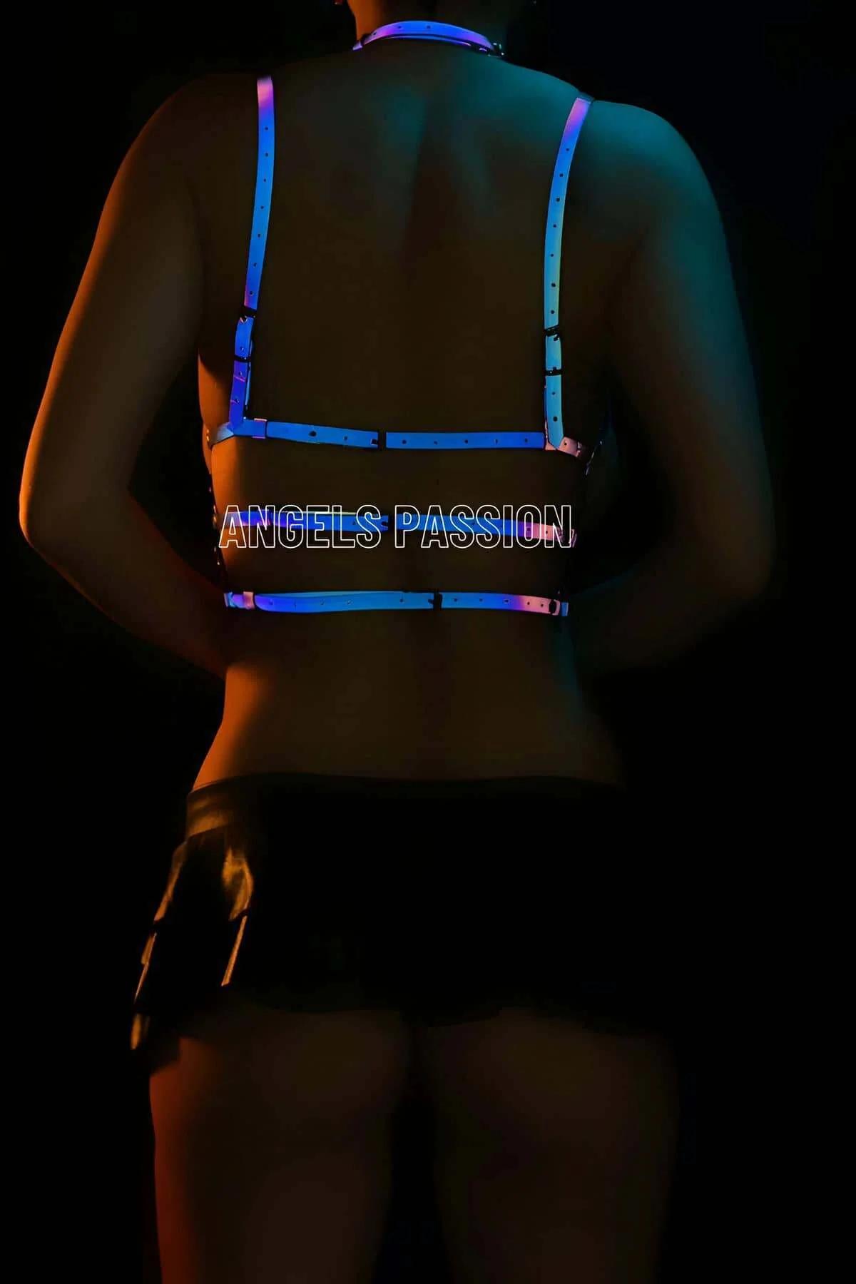 Reflective Full Body Harness with Multi-Strap Design