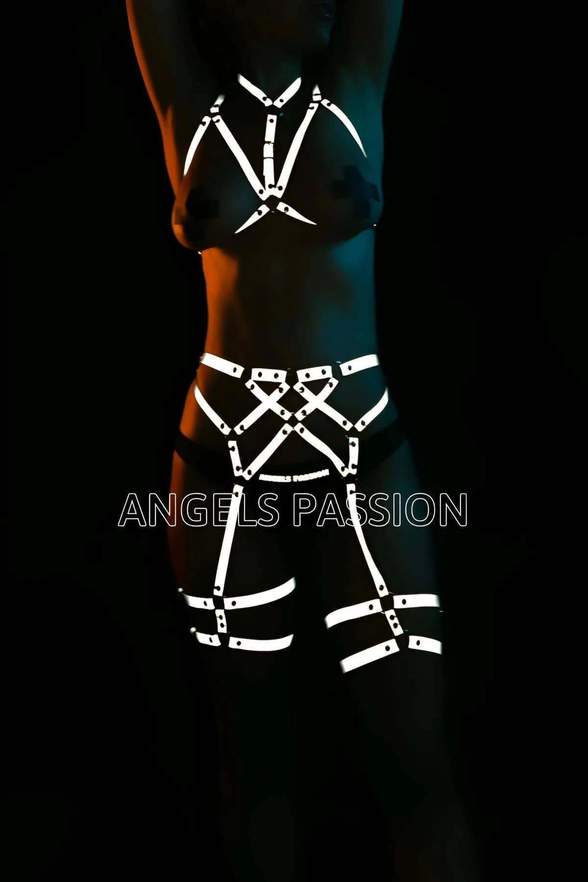 Reflective Full Body Harness with Thigh Straps