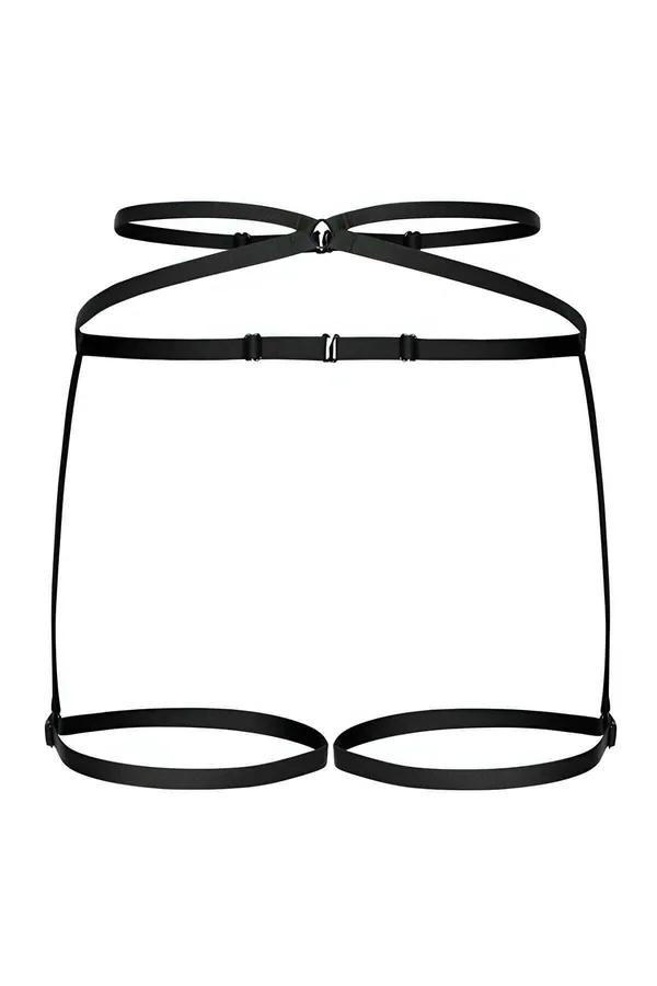 Strappy Full Body Harness with Garter Straps