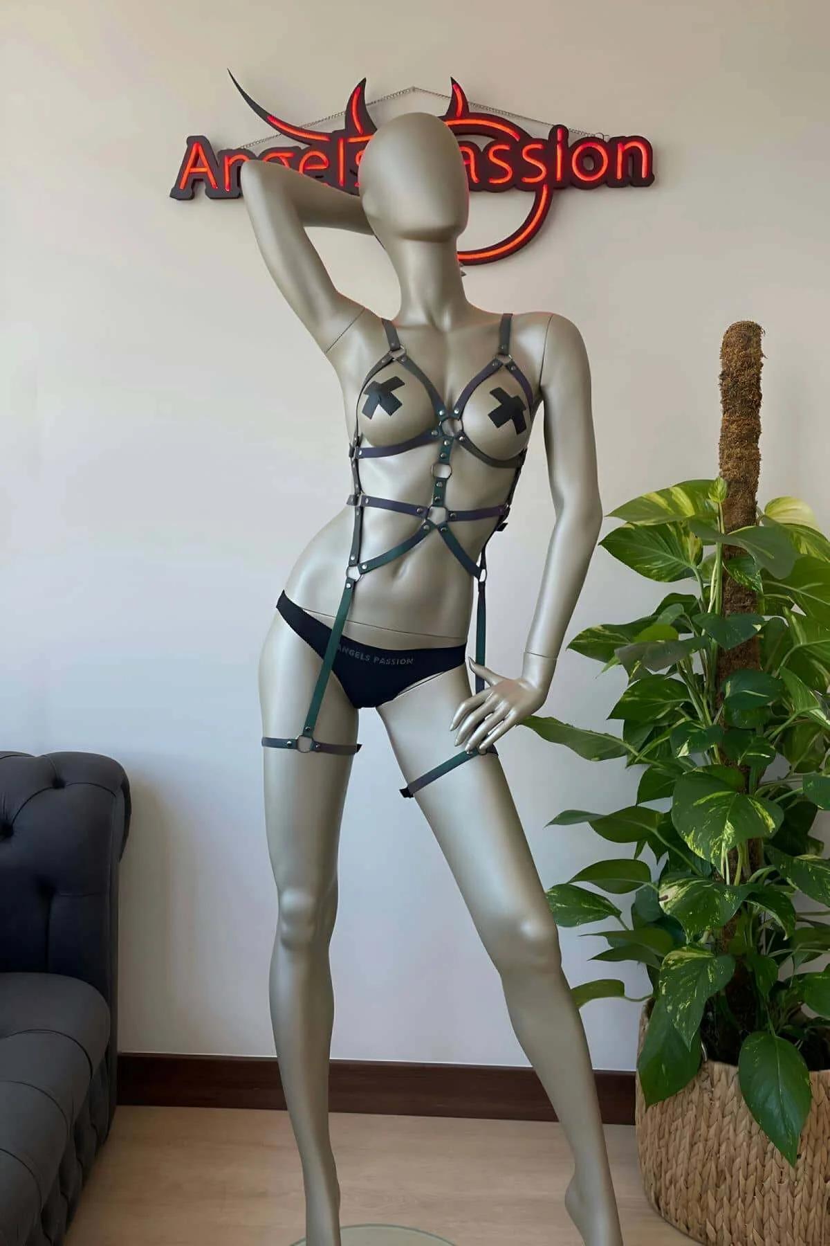 Reflective Full Body Harness with Thigh Straps