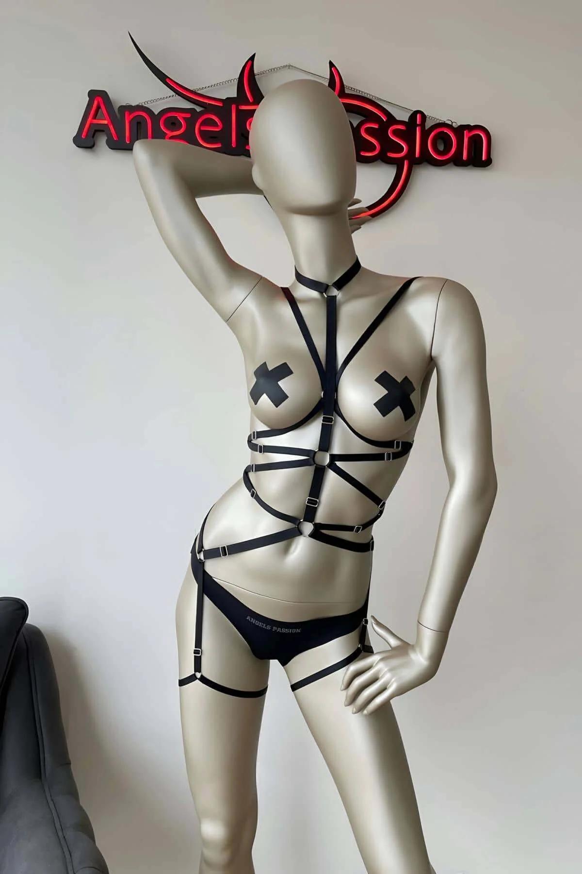 Multi-Strap Full Body Harness with O-Rings