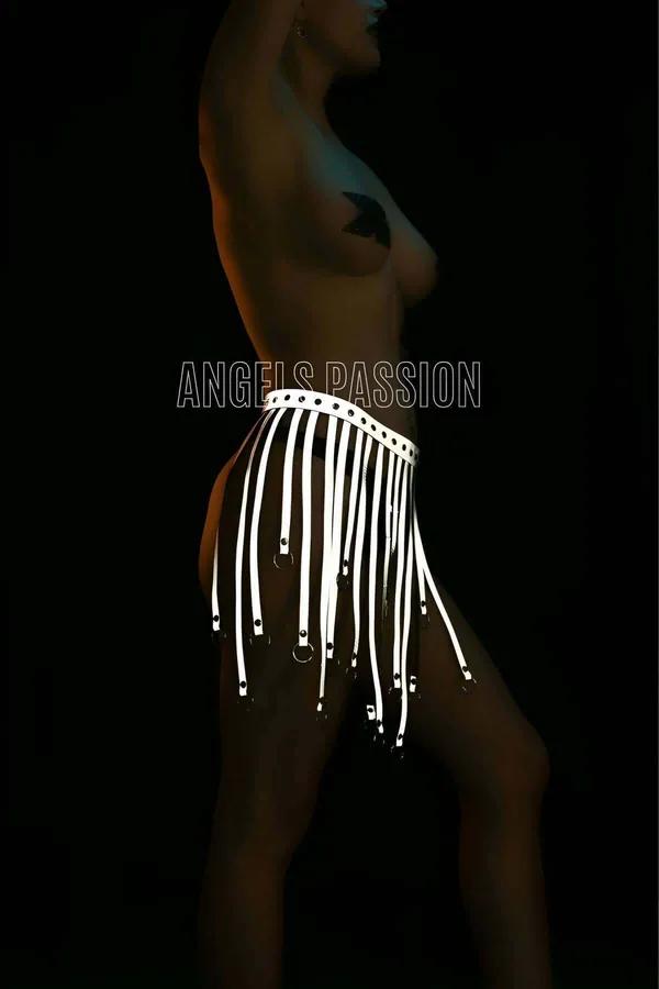 Reflective Tassel Body Harness with O-Rings