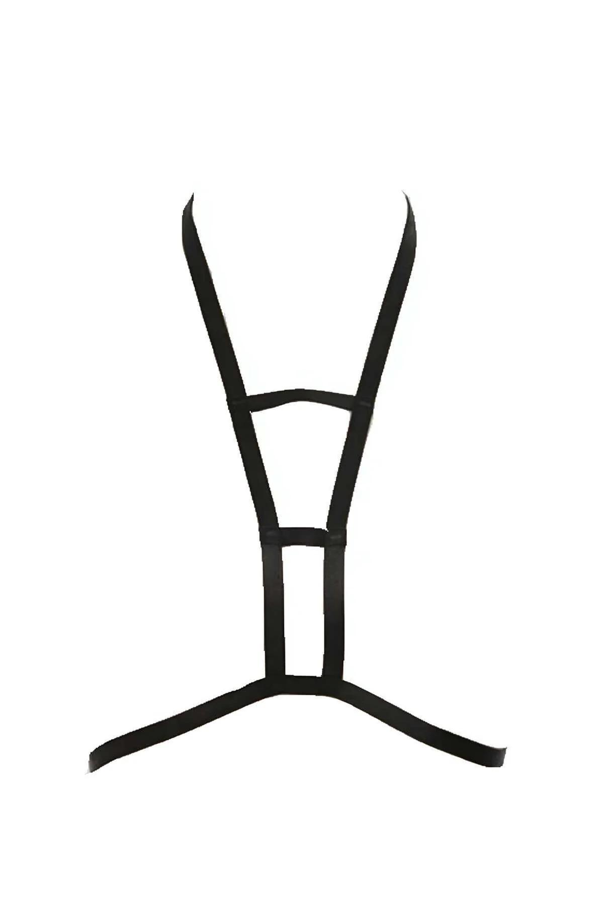 Strappy Plunge Chest Harness