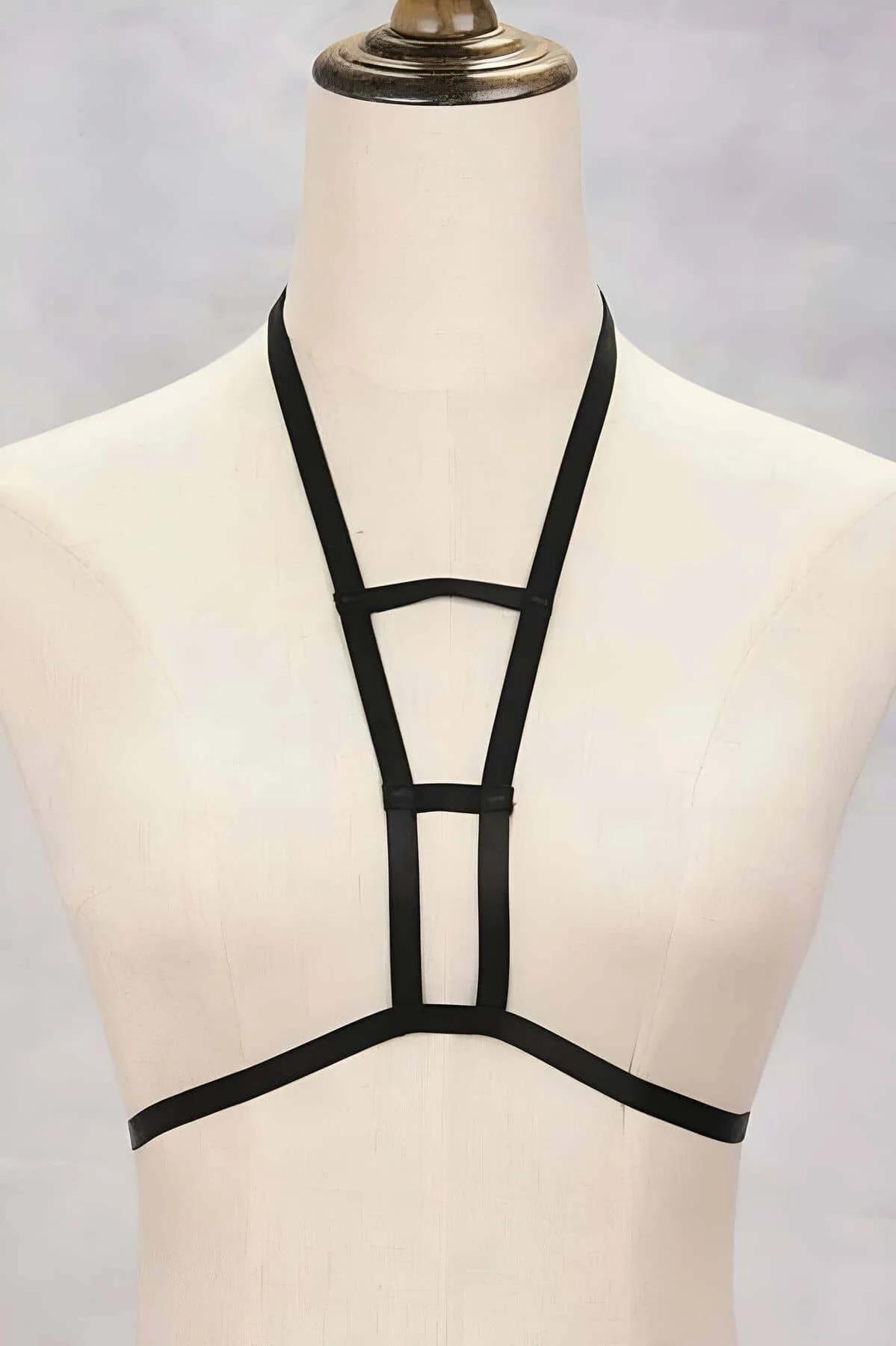 Strappy Plunge Chest Harness