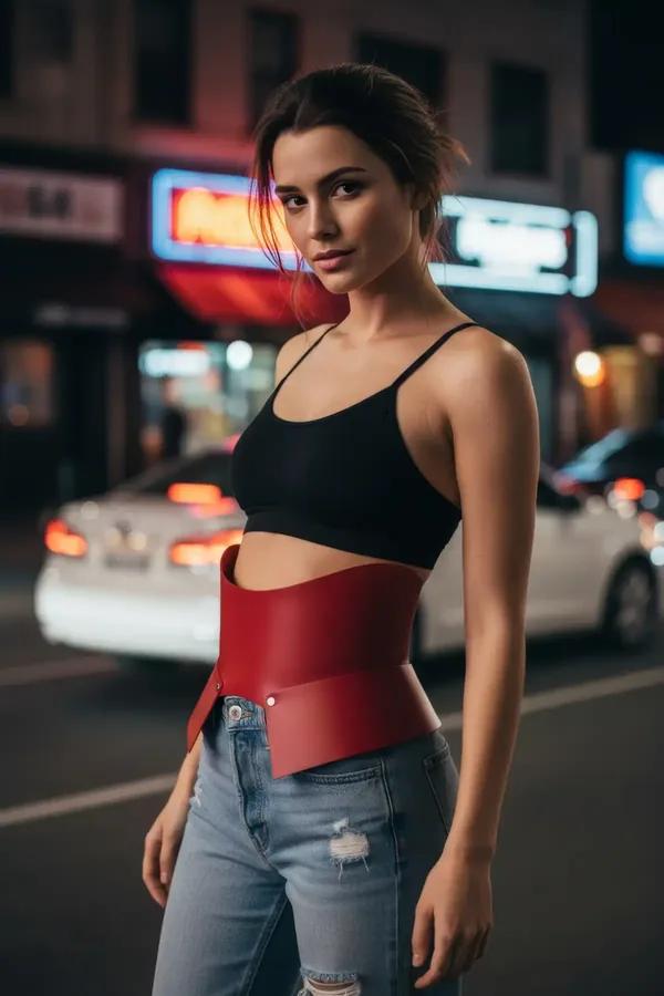 Peplum Waist Cincher Corset Belt