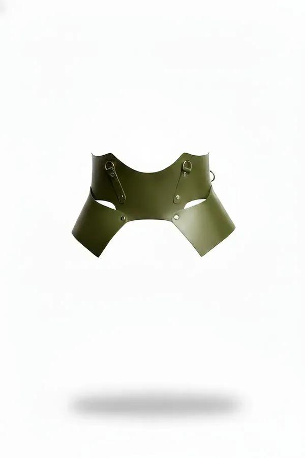 Olive Green Structured Waist Harness with D-Rings