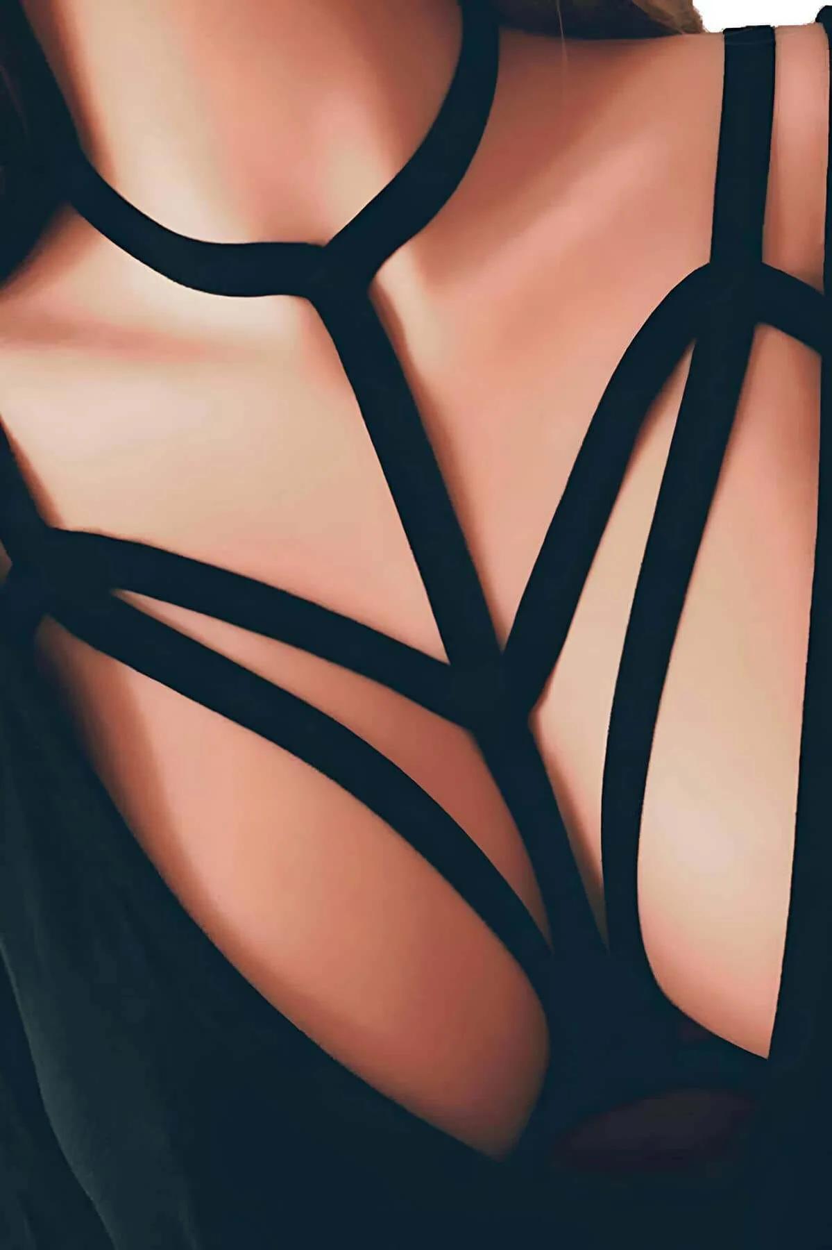 Strappy Caged Body Harness