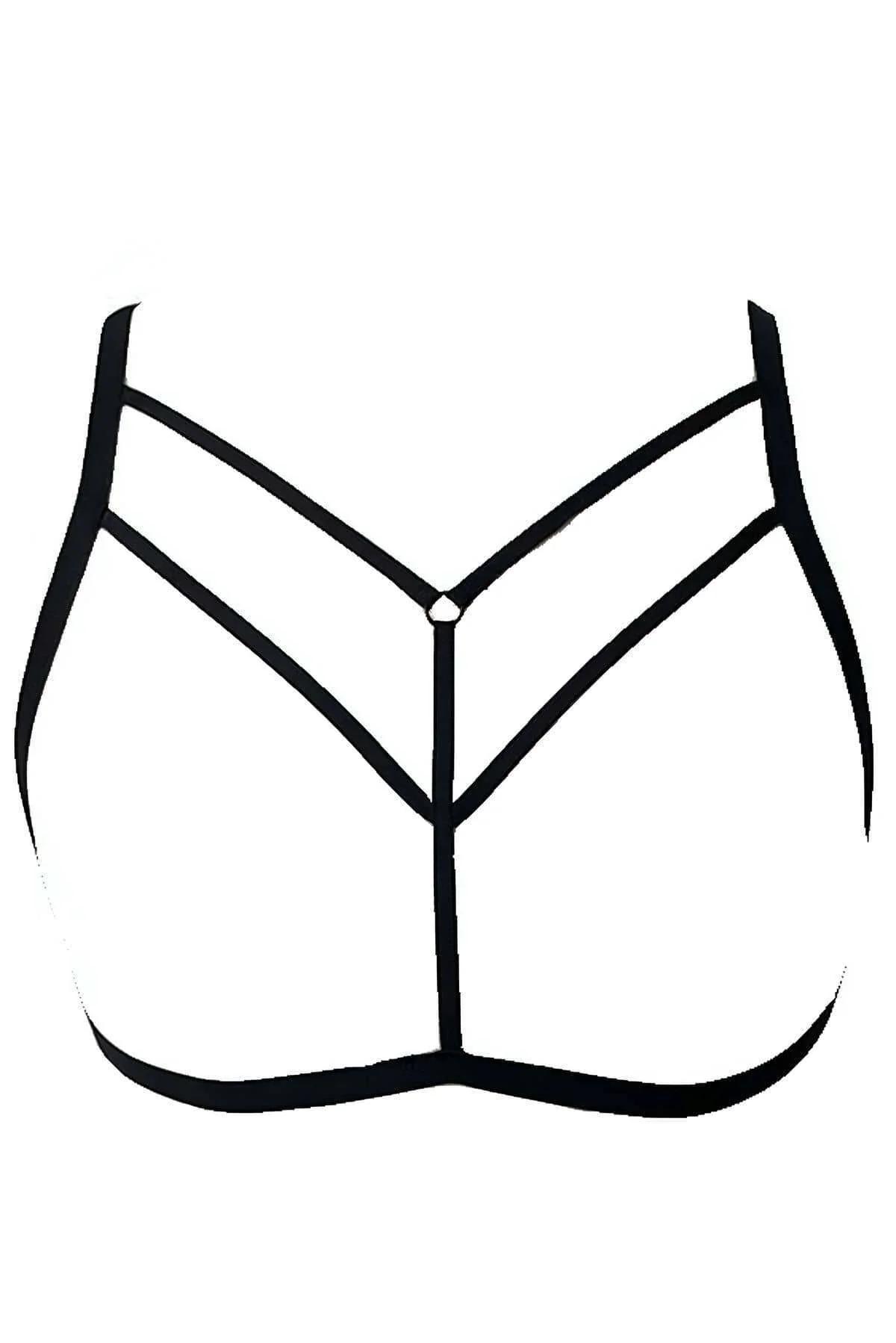 Minimalist Strappy O-Ring Body Harness