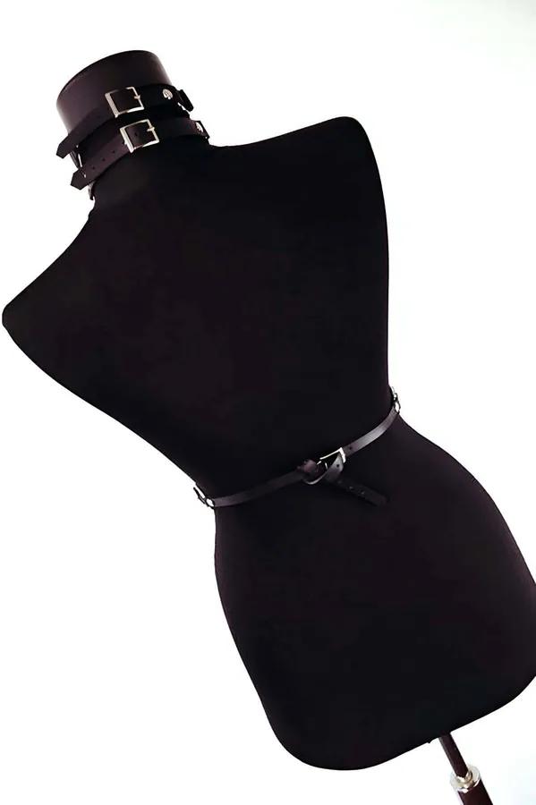 Chest Harness with Cascading Chains & Choker