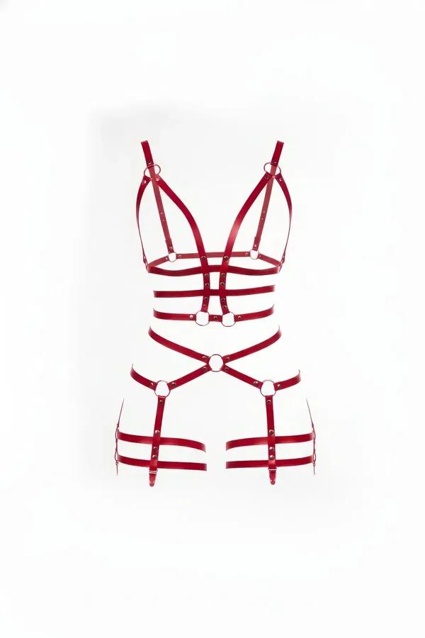 Strappy Body Harness with Ring Details