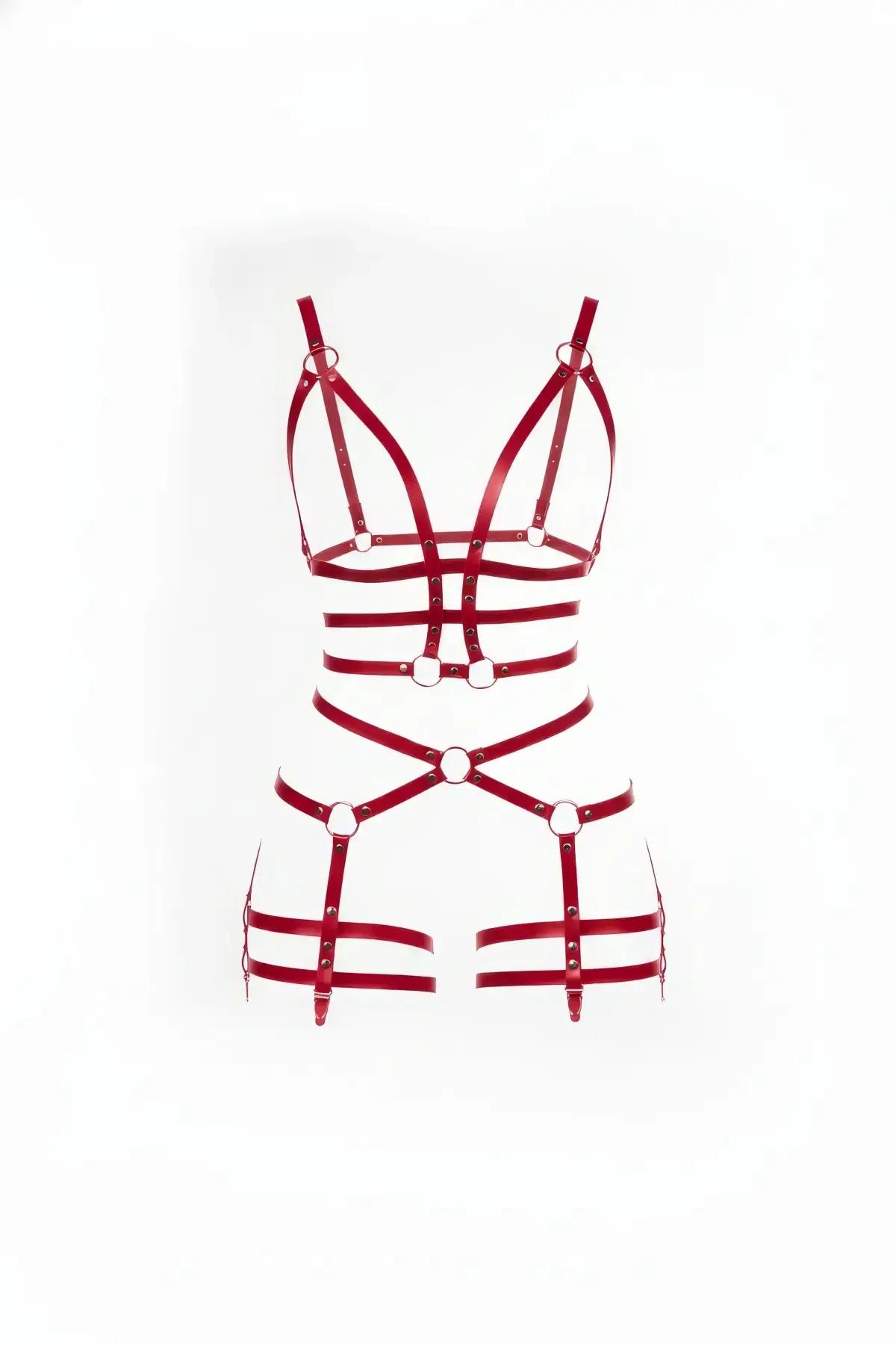 Strappy Body Harness with Ring Details
