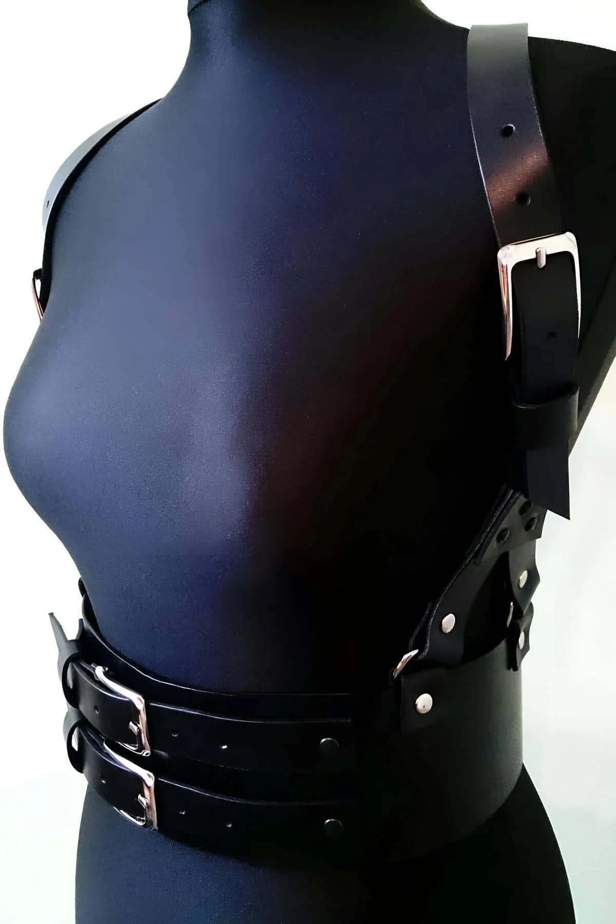 Strappy Faux Leather Body Harness Belt