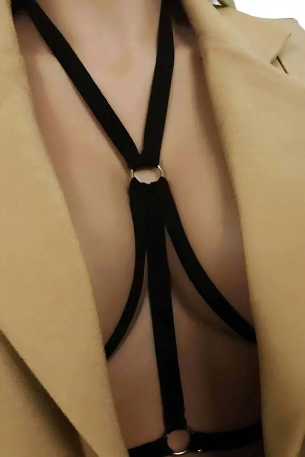 Adjustable O-Ring Neck Strap Body Harness