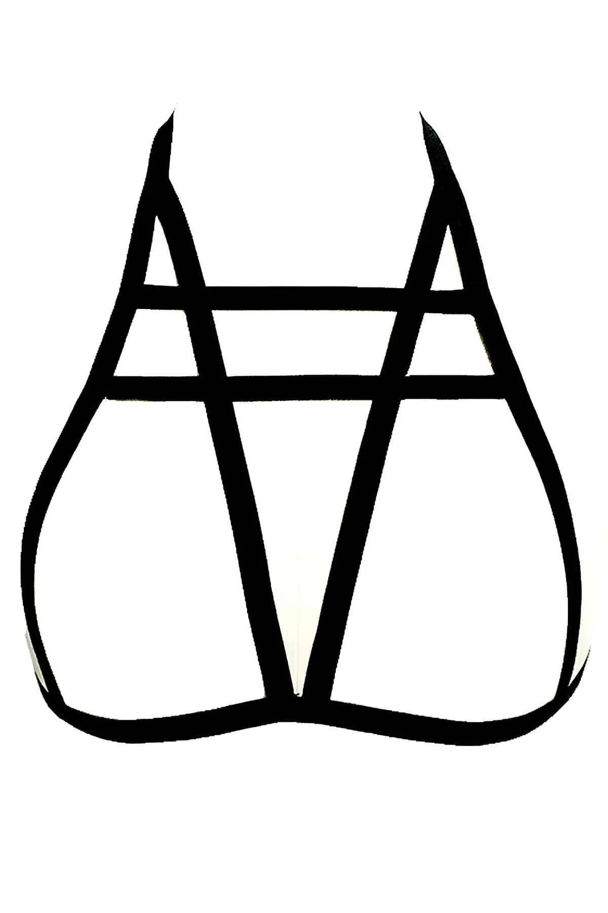 Strappy Geometric Body Harness