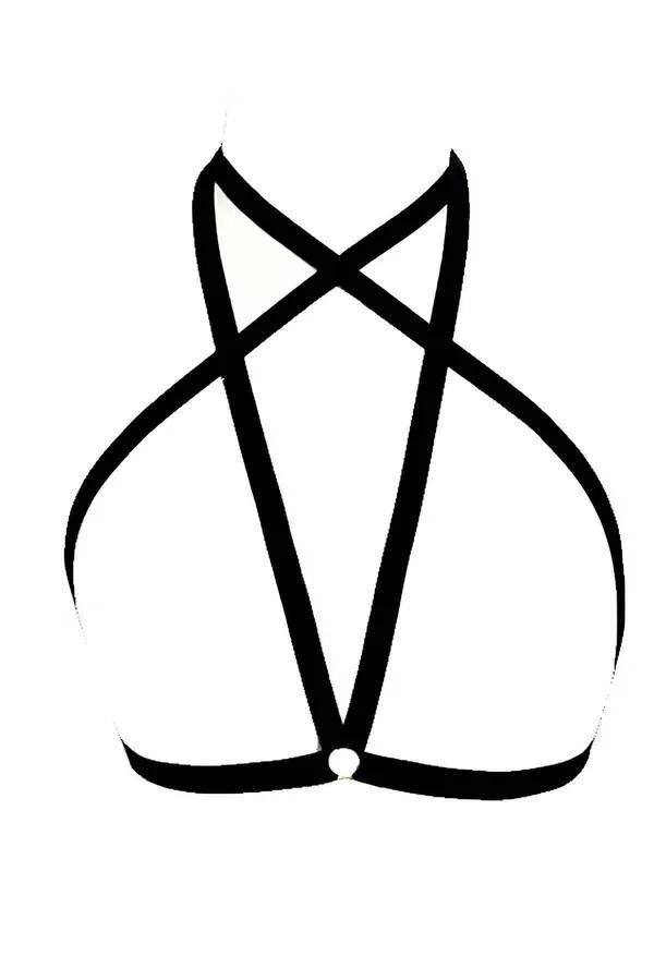Strappy Star Body Harness with Adjustable Straps