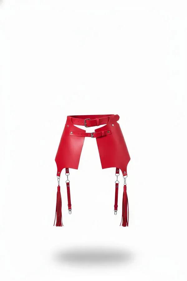 Thigh Harness with Wide Panels & Detachable Tassels