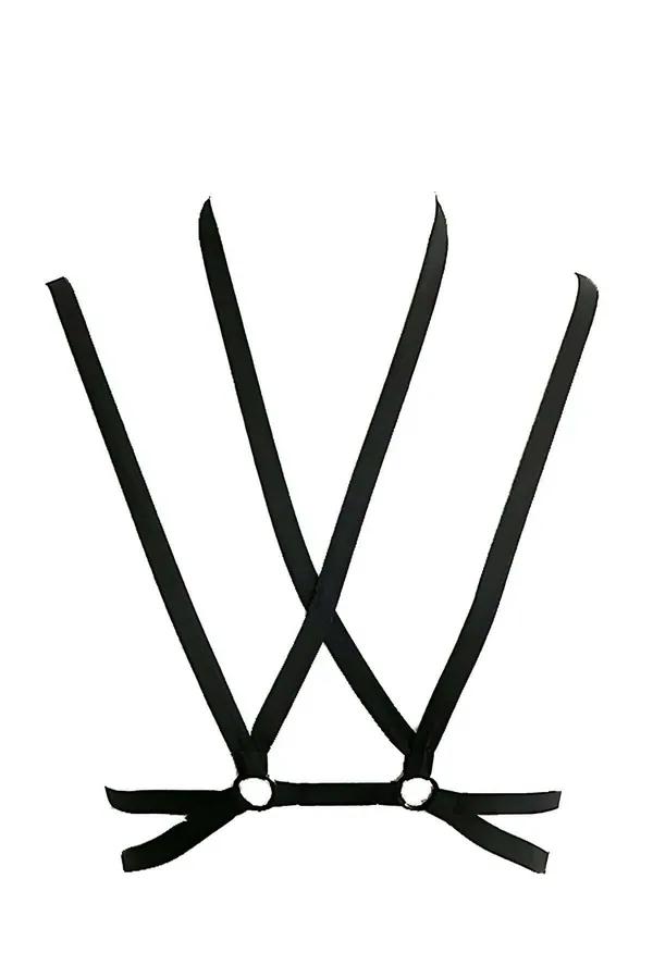 Strappy Chest Harness with Minimalist O-Ring