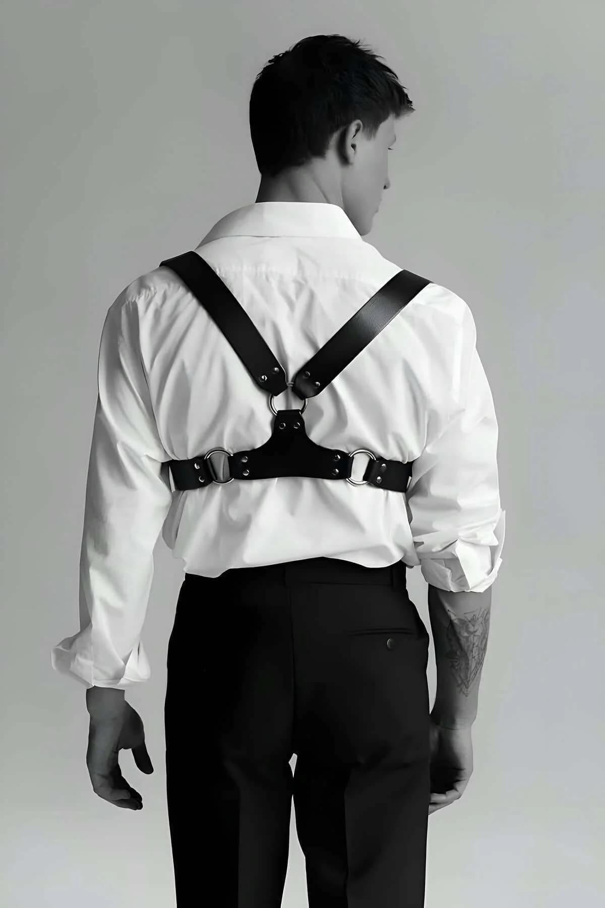 Shoulder Buckle Chest Harness Vest