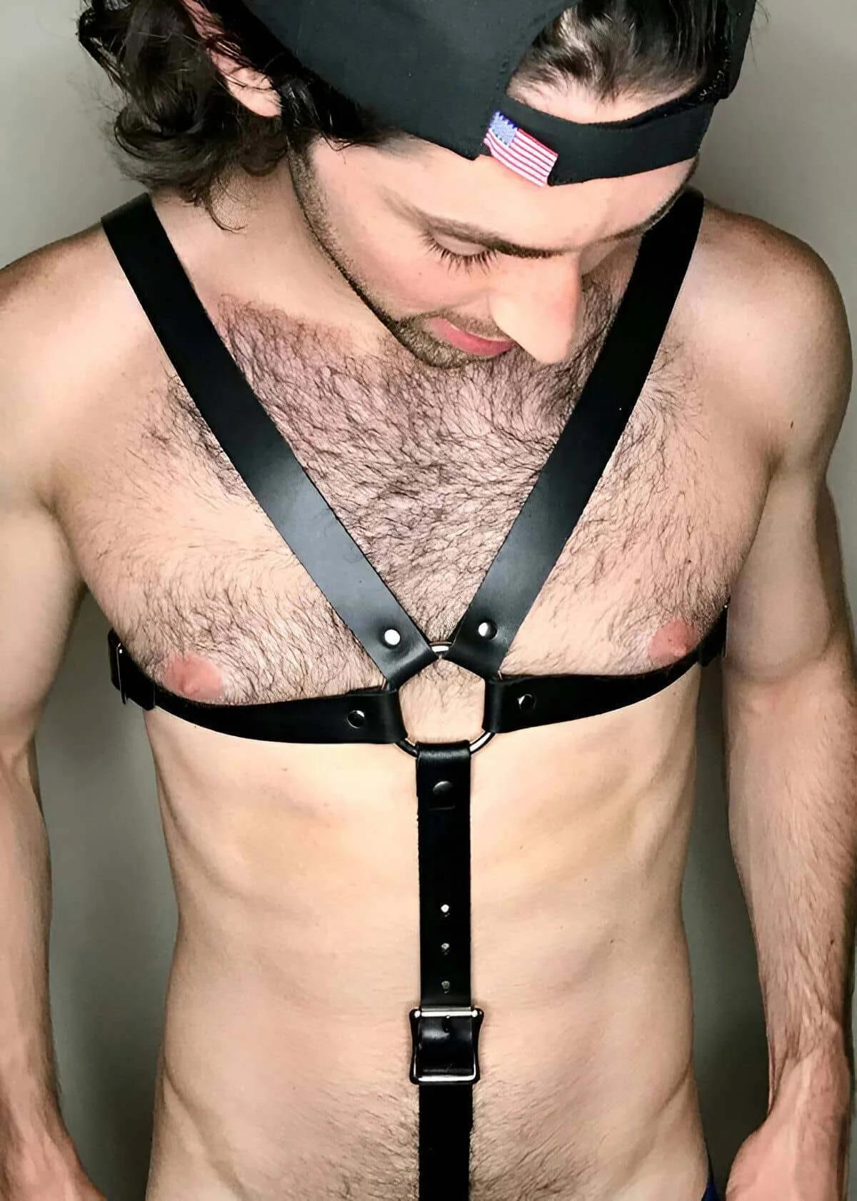 Classic Chest Harness with O-Ring & Adjustable Straps