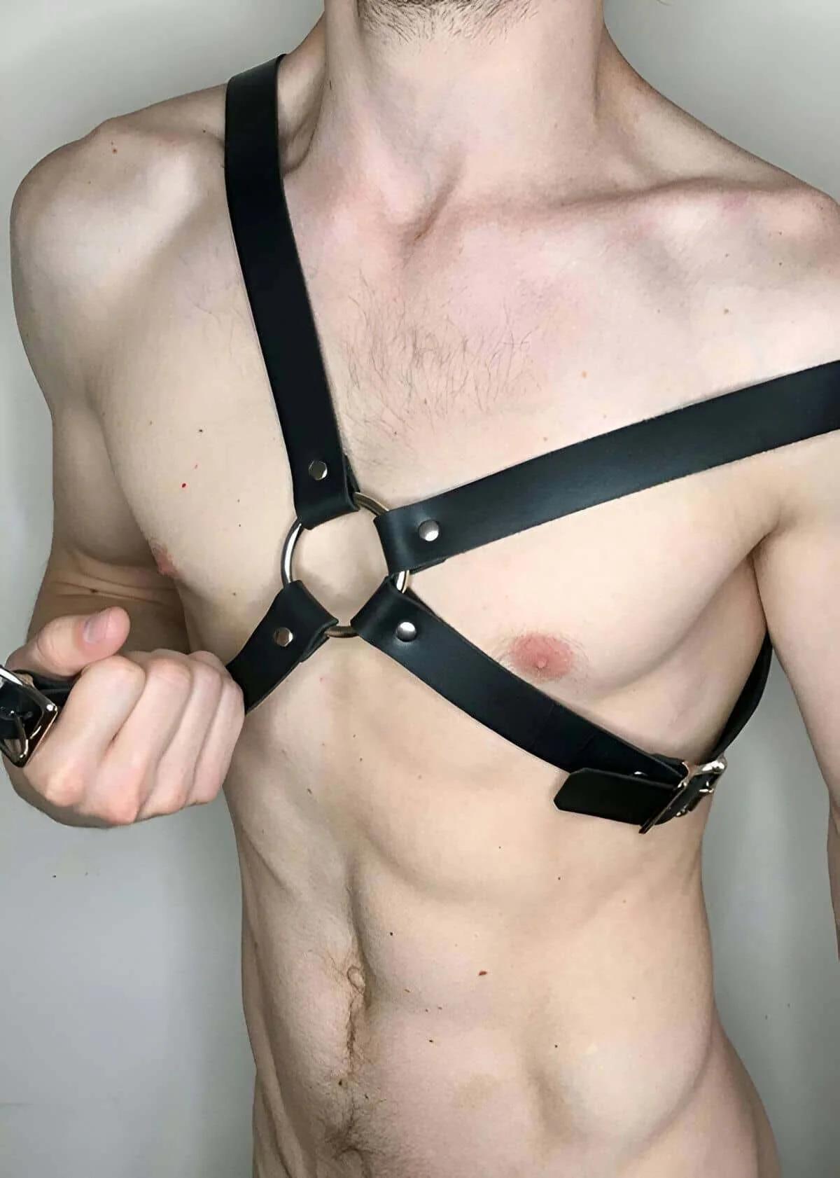 Classic Chest Harness with O-Ring & Adjustable Straps