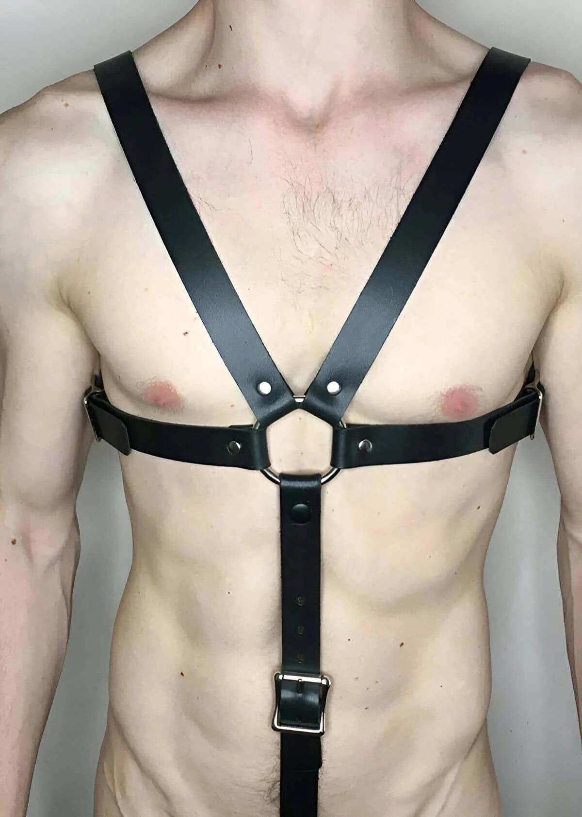 Classic Chest Harness with O-Ring & Adjustable Straps