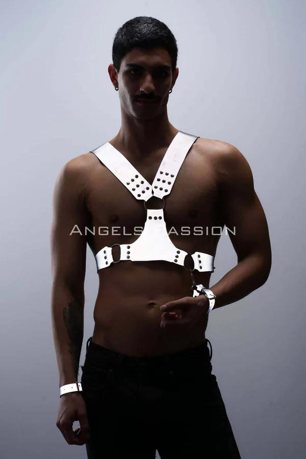 Reflective Chest Harness & Wrist Cuffs Set