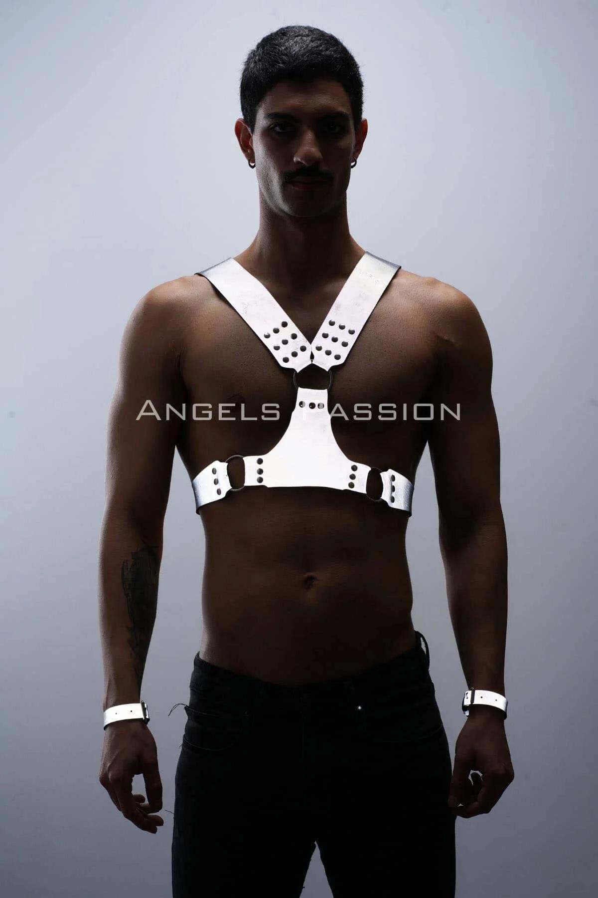 Reflective Chest Harness & Wrist Cuffs Set