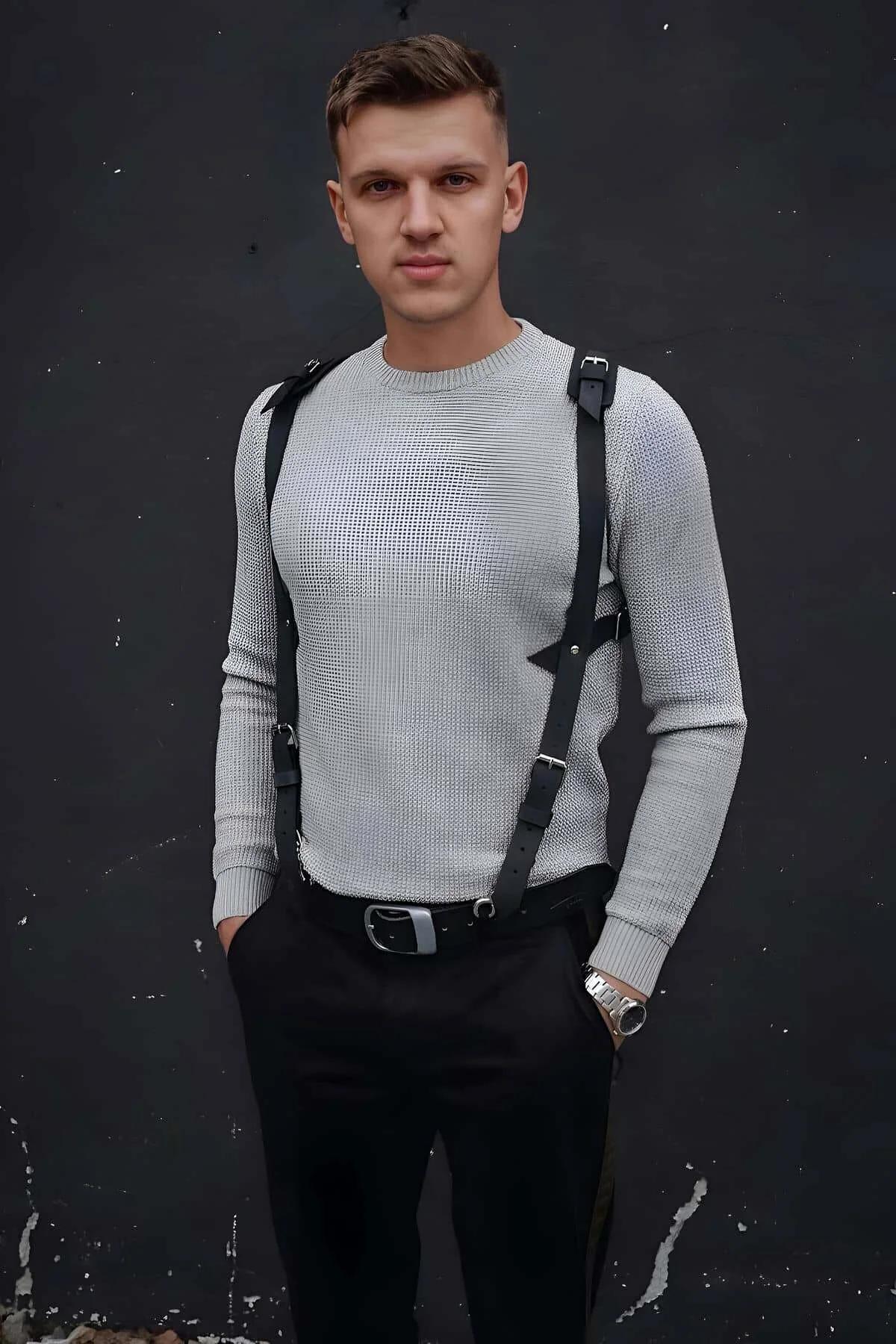 Adjustable Chest Harness with Shoulder Straps
